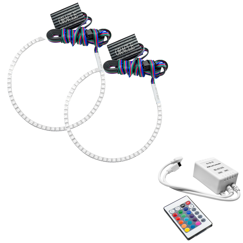 Ford Mustang Headlight Halo Kit - ORACLE Lighting - ColorSHIFT with Simple Controller - `10-`12